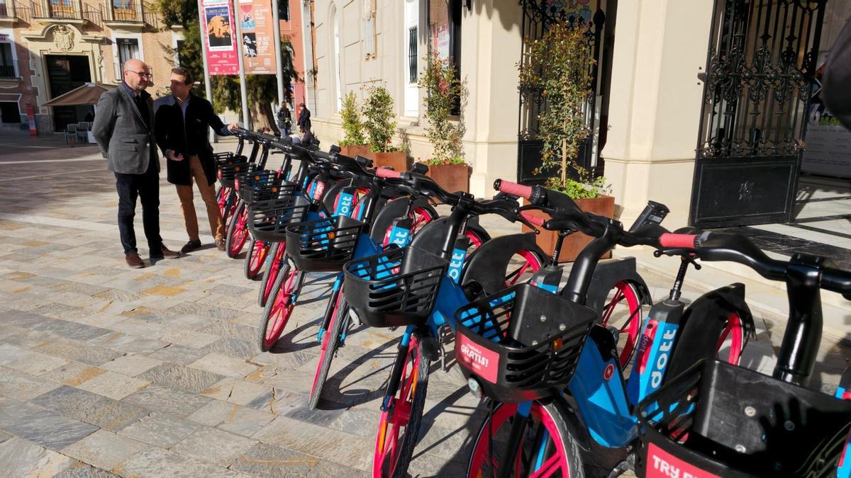 Las nuevas bicicletas eléctricas presentadas este miércoles.