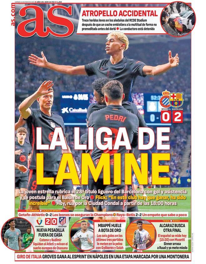 Las portadas de la prensa deportiva de hoy