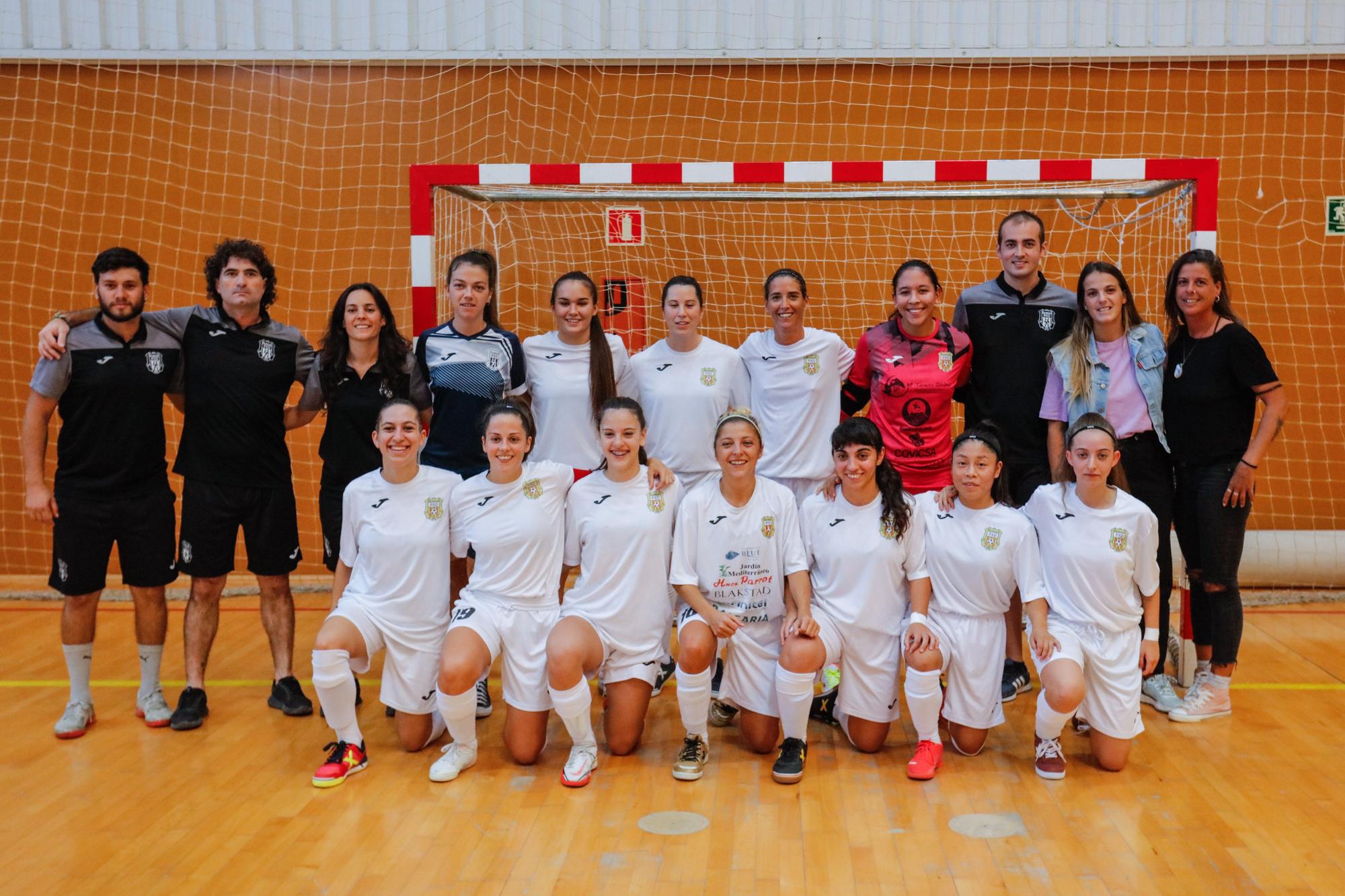 Partido entre la Peña Deportiva y el CFS Les Glòries de fútbol sala femenino.