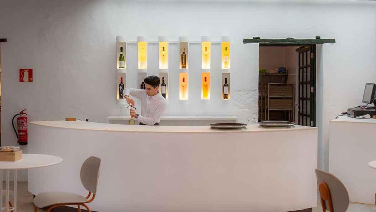 El 'wine bar' de El Grifo.