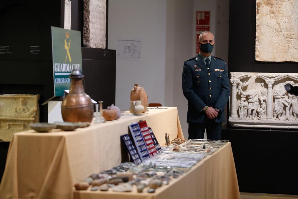 La Guardia Civil recupera en Córdoba más de 2.000 piezas arqueológicas