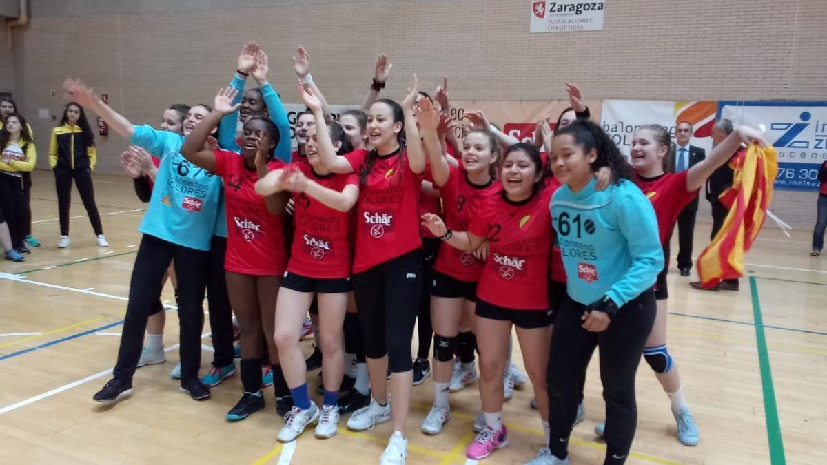 Balonmano Colores pierde en su debut en el nacional cadete femenino