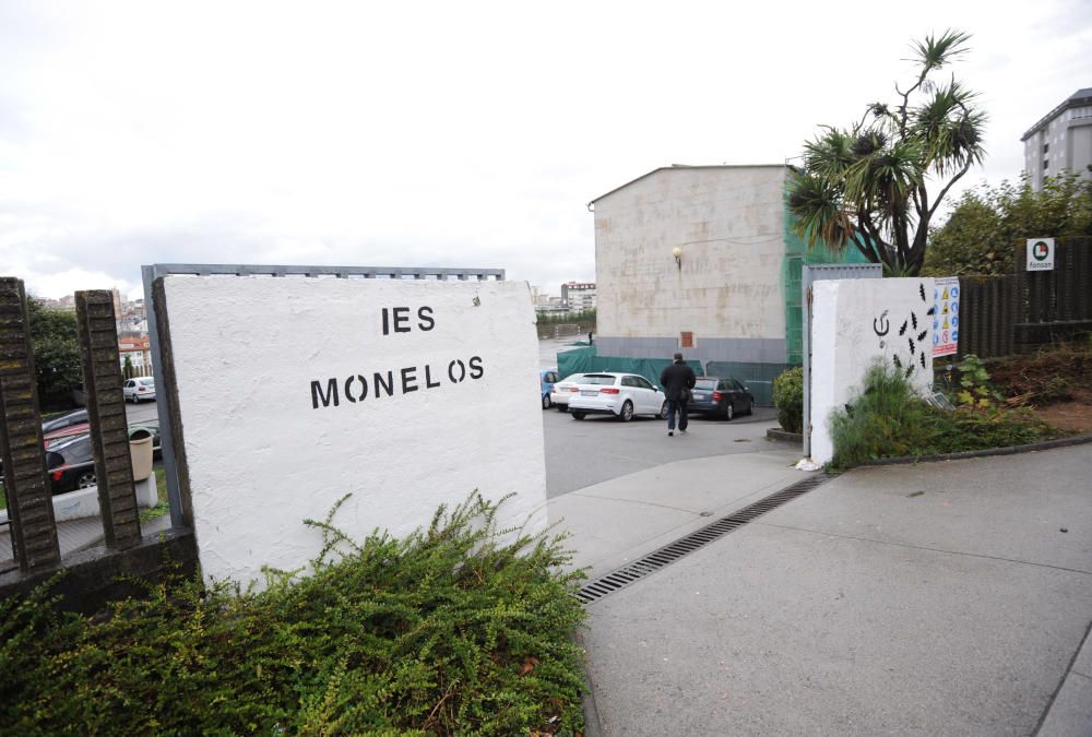 Inundaciones en el instituto de Monelos