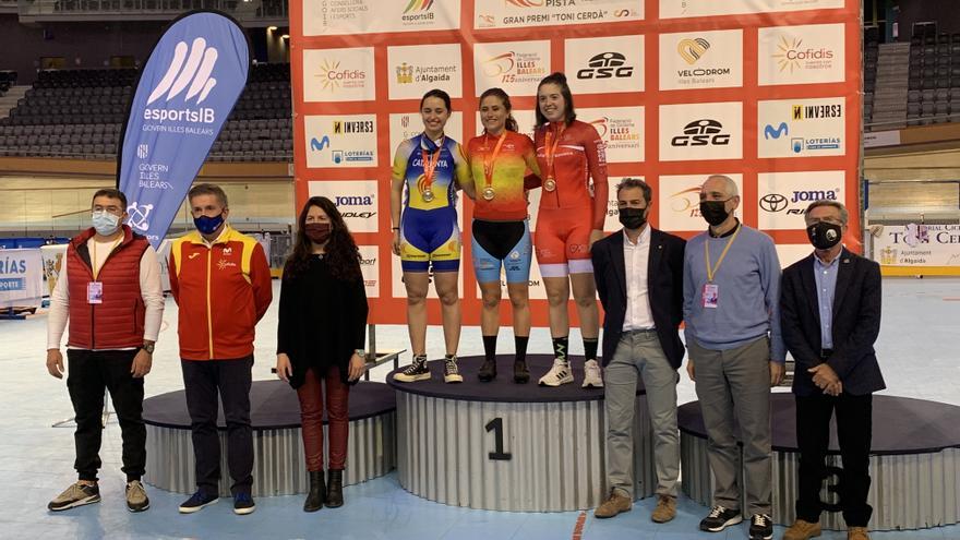 Plata de Xavi Cañellas en el Nacional de Omnium y oro de Ainhoa Moreno en junior