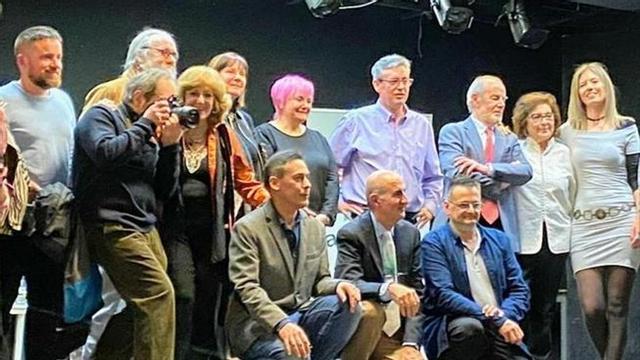 Eduardo Naranjo, «honrado» por el «bello homenaje» de sus colegas