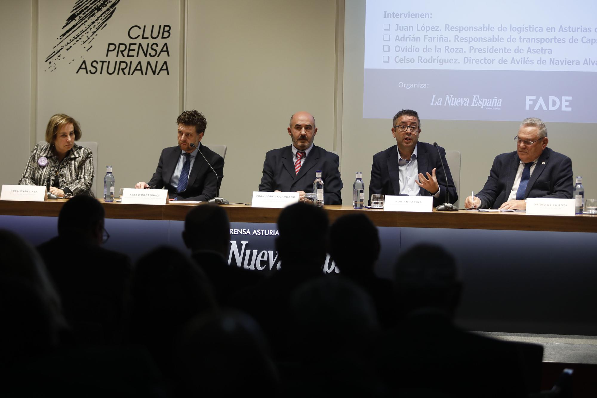 Jornada sobre el Corredor Atlántico celebrada en el Club Prensa Asturiana