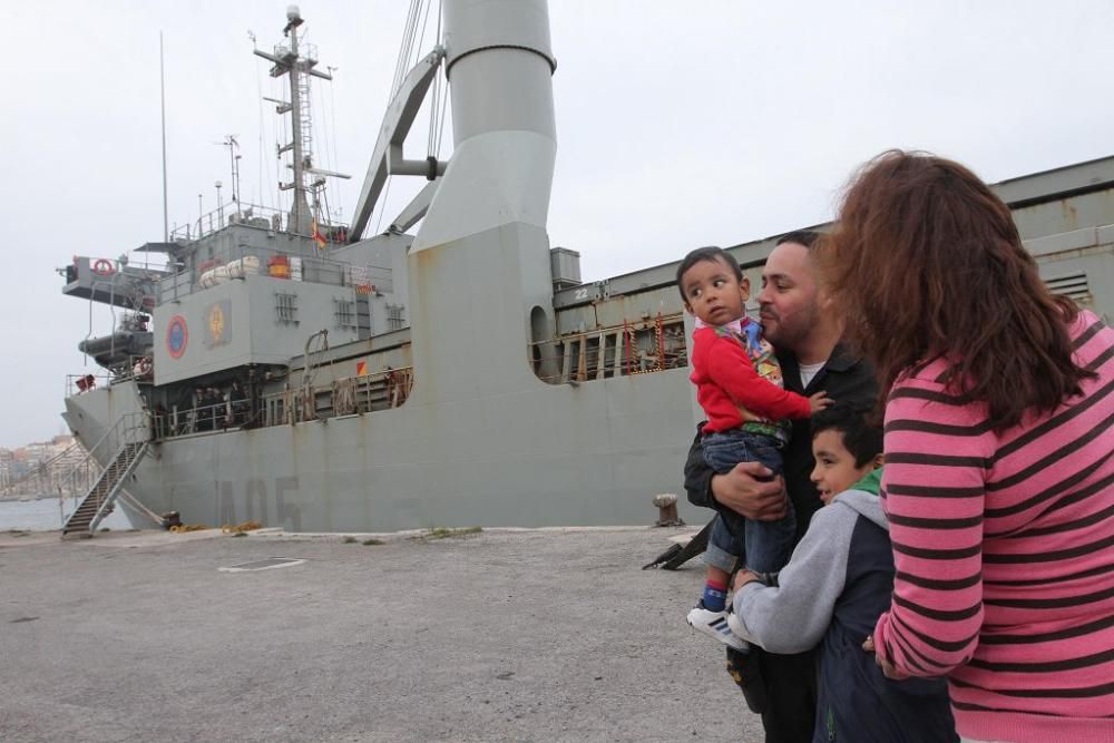 Salida del buque Camino Español hacia Libia desde Cartagena