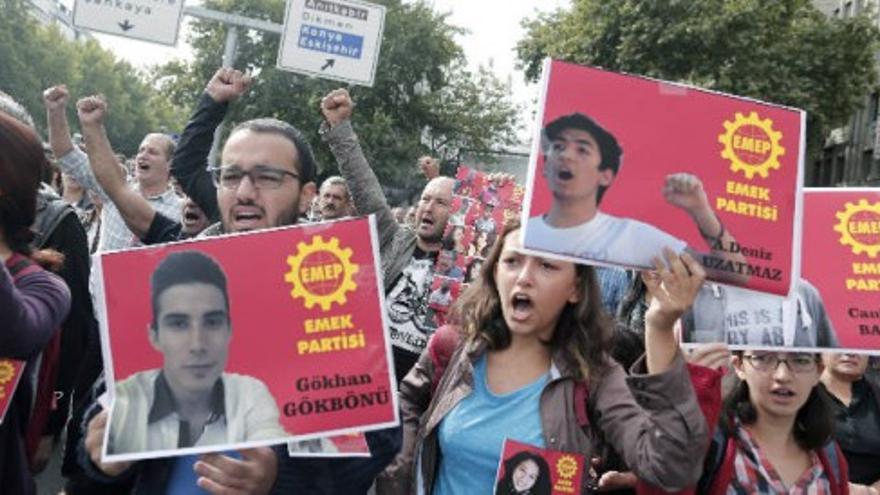 Protestas en toda Turquía tras el peor atentado de la historia del país