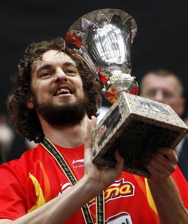 Pau Gasol campeón del Mundo Japón 2006