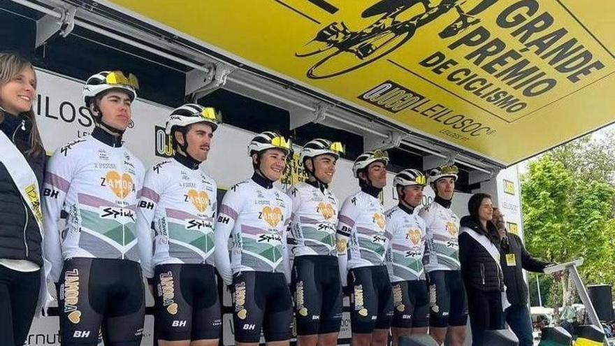 El Zamora Enamora Cycling Team salda su primera incursión a Portugal de 2024 con buena nota