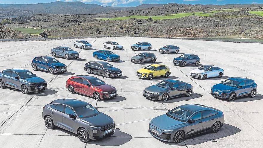 Audi conduce la alta velocidad