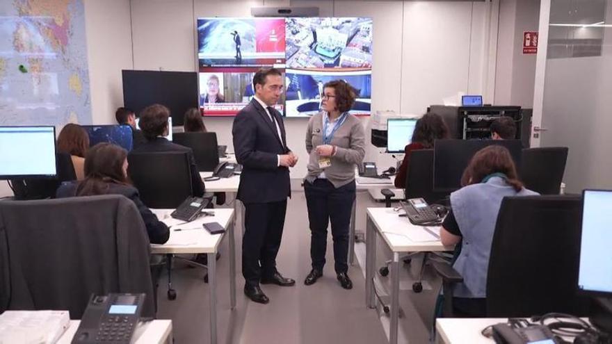 La sala de crisis del Ministerio de Asuntos Exteriores, a pleno rendimiento por la escalada en Oriente Próximo