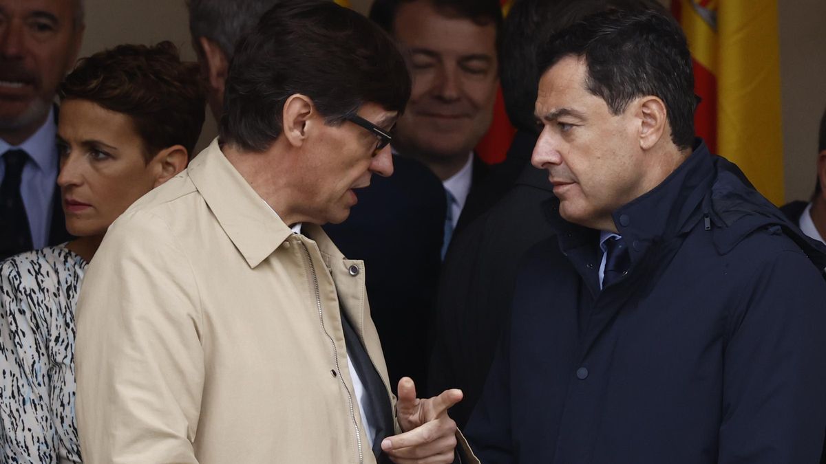 Salvador Illa y Juanma Moreno