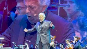 El tenor Plácido Domingo canta en Marbella (Málaga).