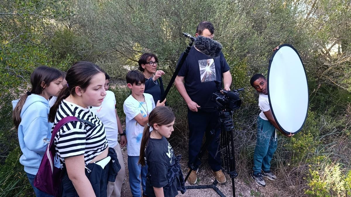 Rodaje del spot.