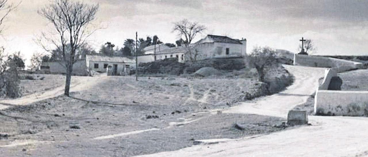 Paraje de La Arruzafa antes de la construcción del parador.