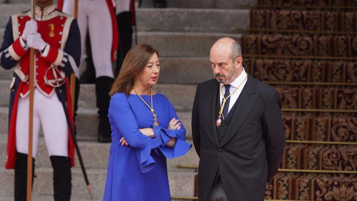 Armengol reivindica el "respeto" a la Constitución y ensalza la "diversidad" de España