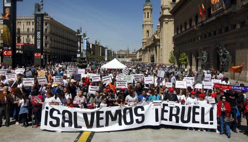 Manifestación: 'Salvemos Teruel'