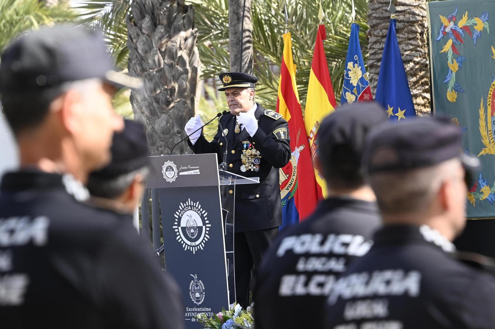 Así ha sido el acto del patrón de la Policía Local de Elche