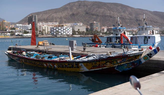 Llegada de 72 inmigrantes a Tenerife.