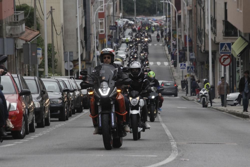 Los decibelios suben en Bueu con 4.000 motos