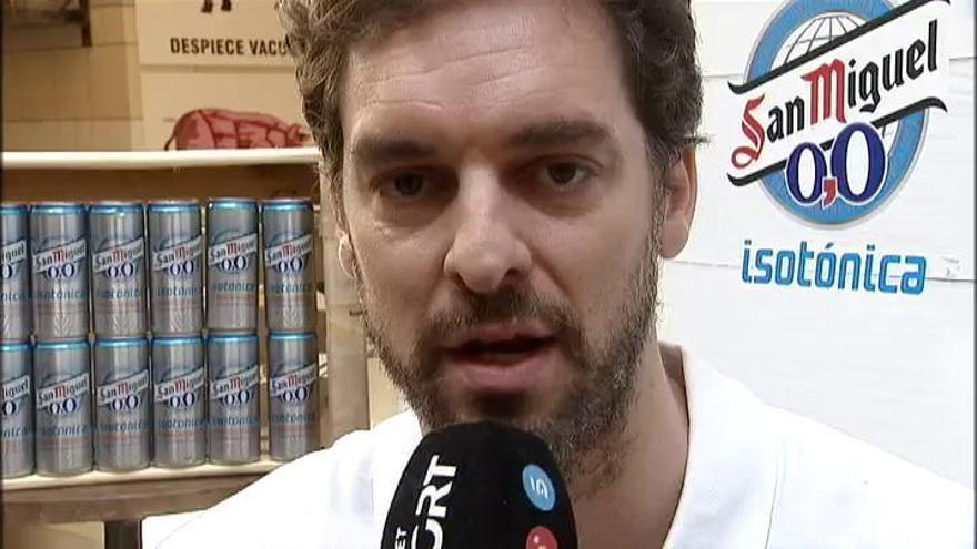 Mireia Belmonte y Pau Gasol mandan ánimos a Bruno Hortelano