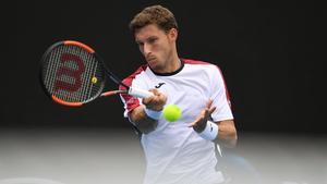 Pablo Carreño, en un momento de su partido contra Jason Kubler en Melbourne.