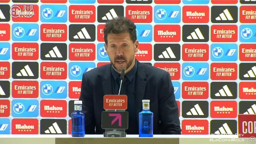 Simeone: "Gil Marín expresó lo que muchos callan"