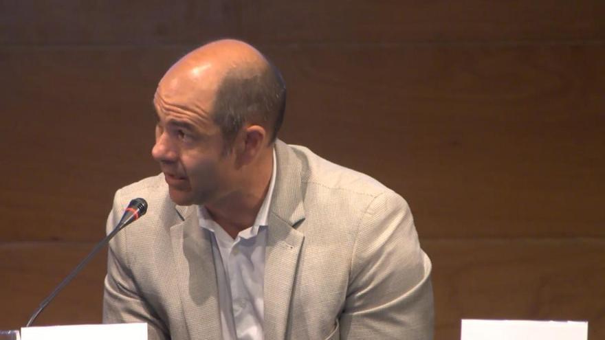 Intervención de Raúl Tudela, presidente de la Asoc. Empresarial de Alzira y representante de la CEV en el foro Más que Empresas de la Ribera