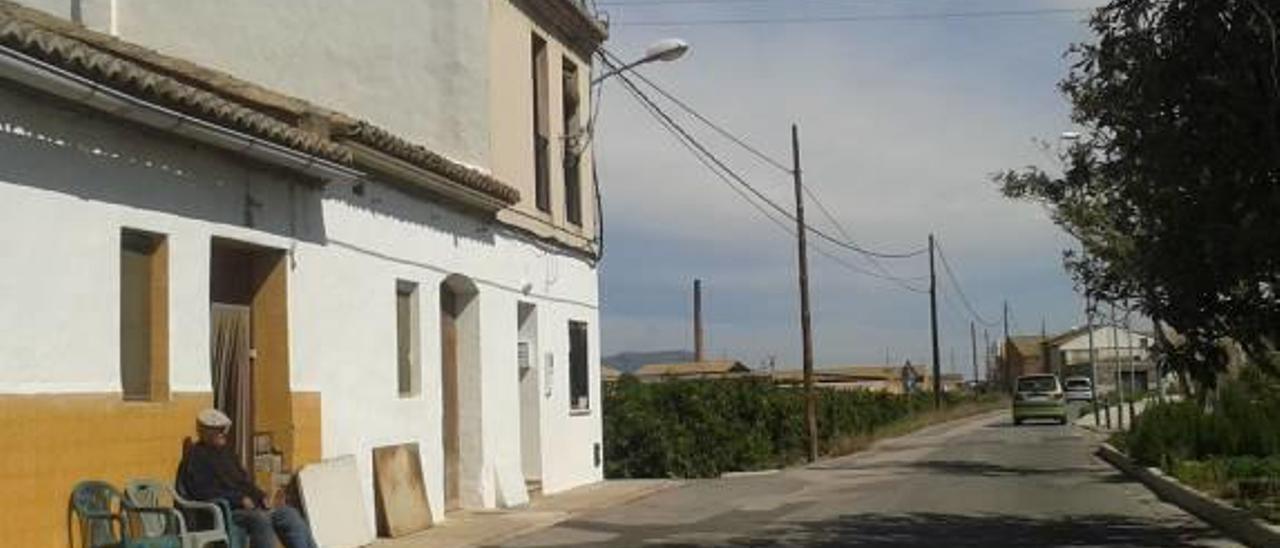 Zona de huerta entre Carpesa y Poble Nou.