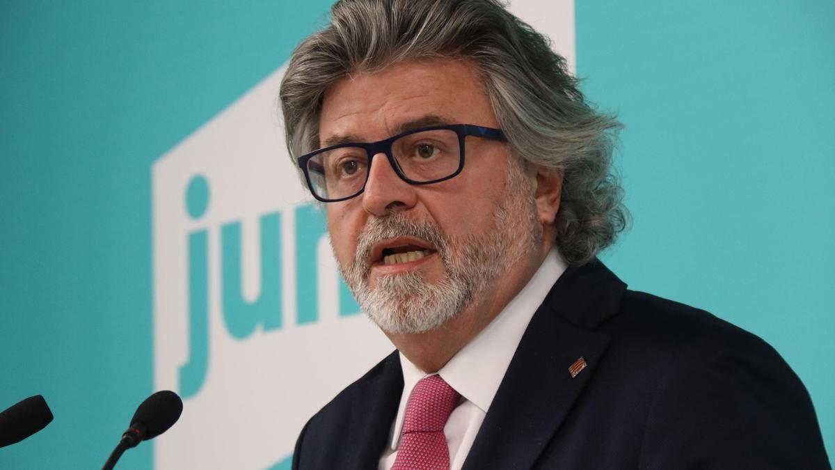 El vicepresiente de Junts, Antoni Castellà.