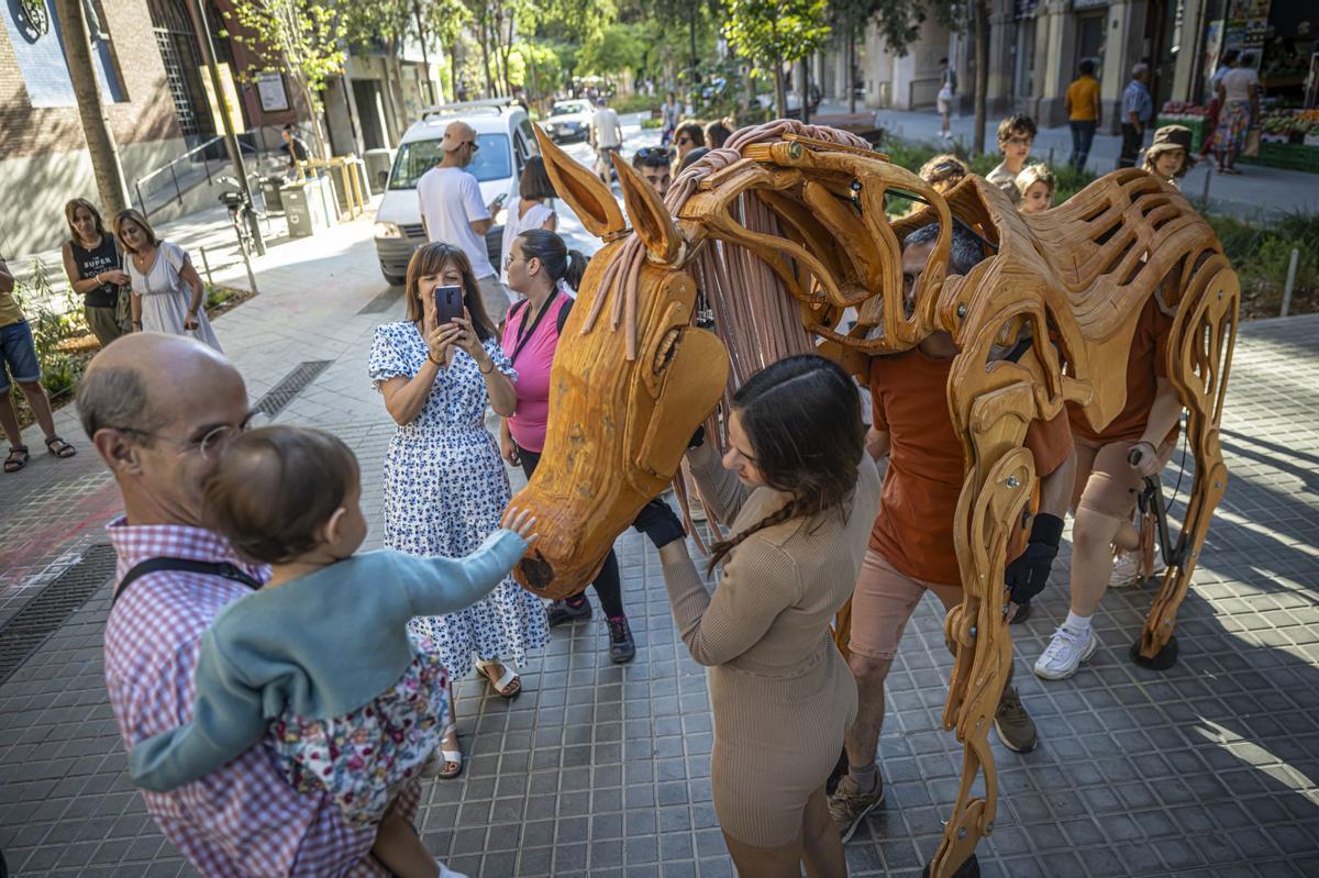 La Mercè en la superilla de Consell de Cent