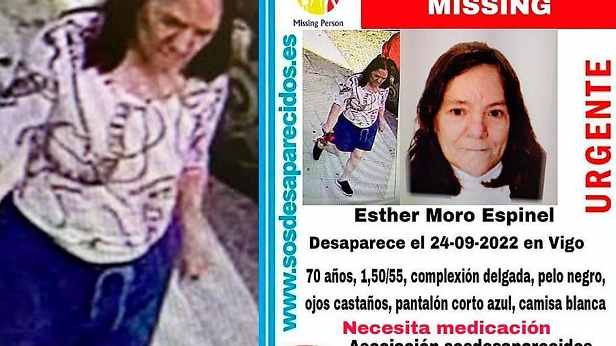 Esther Moro Espinel salió de su casa en Vigo, el pasado 24 de septiembre para ir a comprar pan y desapareció