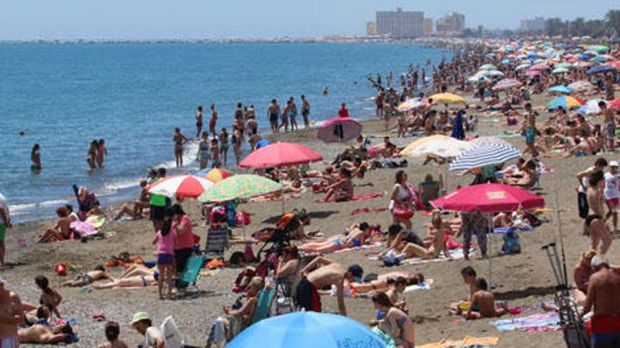 Una playa en la zona Oeste de Málaga.