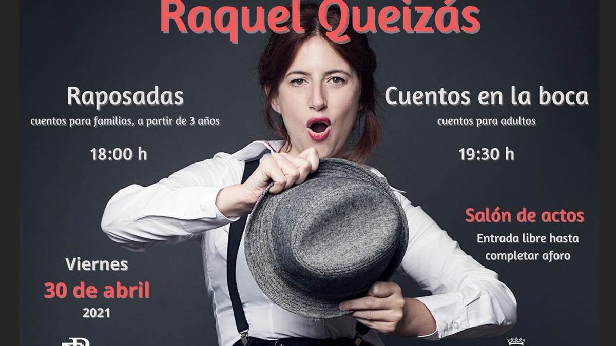 Cuentacuentos de Raquel Queizás en la Biblioteca Pública de Zamora.