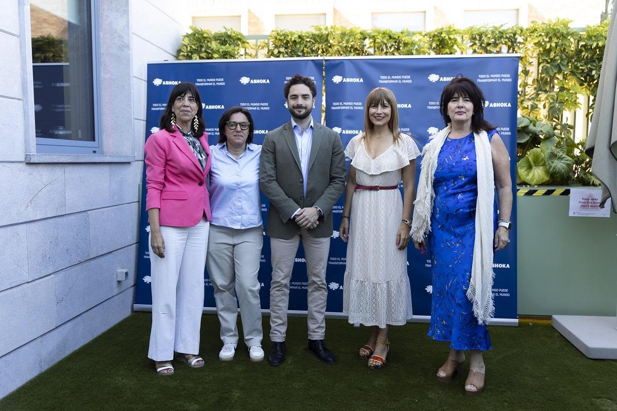 Isabel Pascual (Ayuntamiento de Málaga), Irene Milleiro (Ashoka para España y Portugal), Josetxo Soria (analista senior de Asuntos de Gobierno y Políticas Públicas Google España), Ruth Sarabia (Junta de Andalucía) y Resurrección Hernández (Diputación de Málaga).