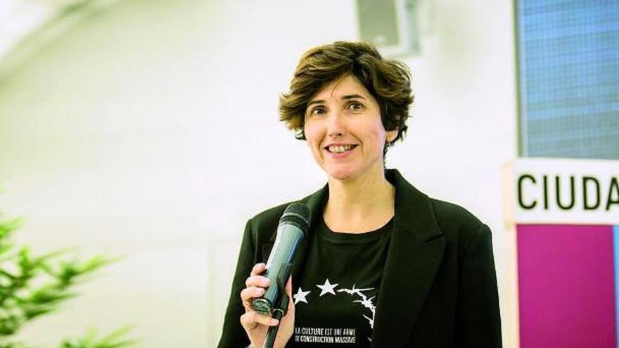 Adriana Moscoso, Directora General de Industrias Culturales, Propiedad Intelectual y Cooperación.