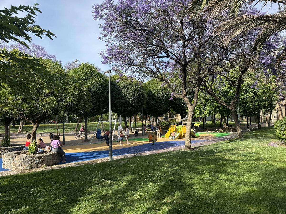 Inauguración area recreativa menores infantiles parque Juan Carlos I
