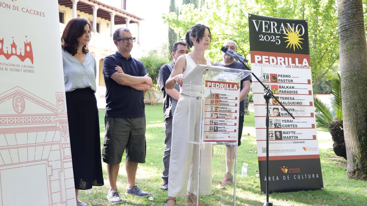 Presentación del cartel de los Conciertos del Pedrilla.