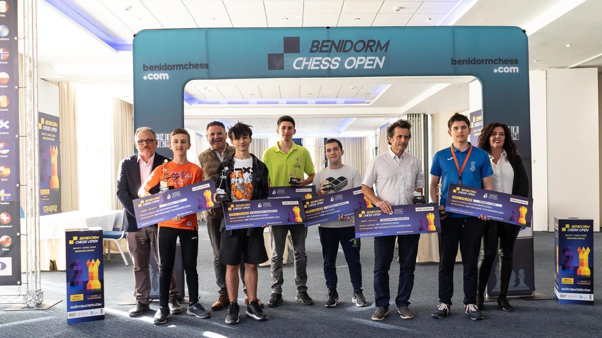 Ganadores del Benidorm Chess Open.