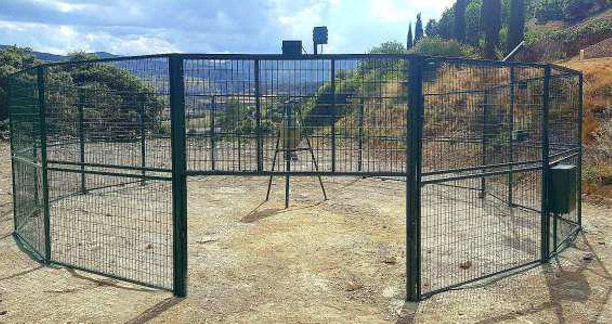 Infraestructura para controlar a los jabalíes