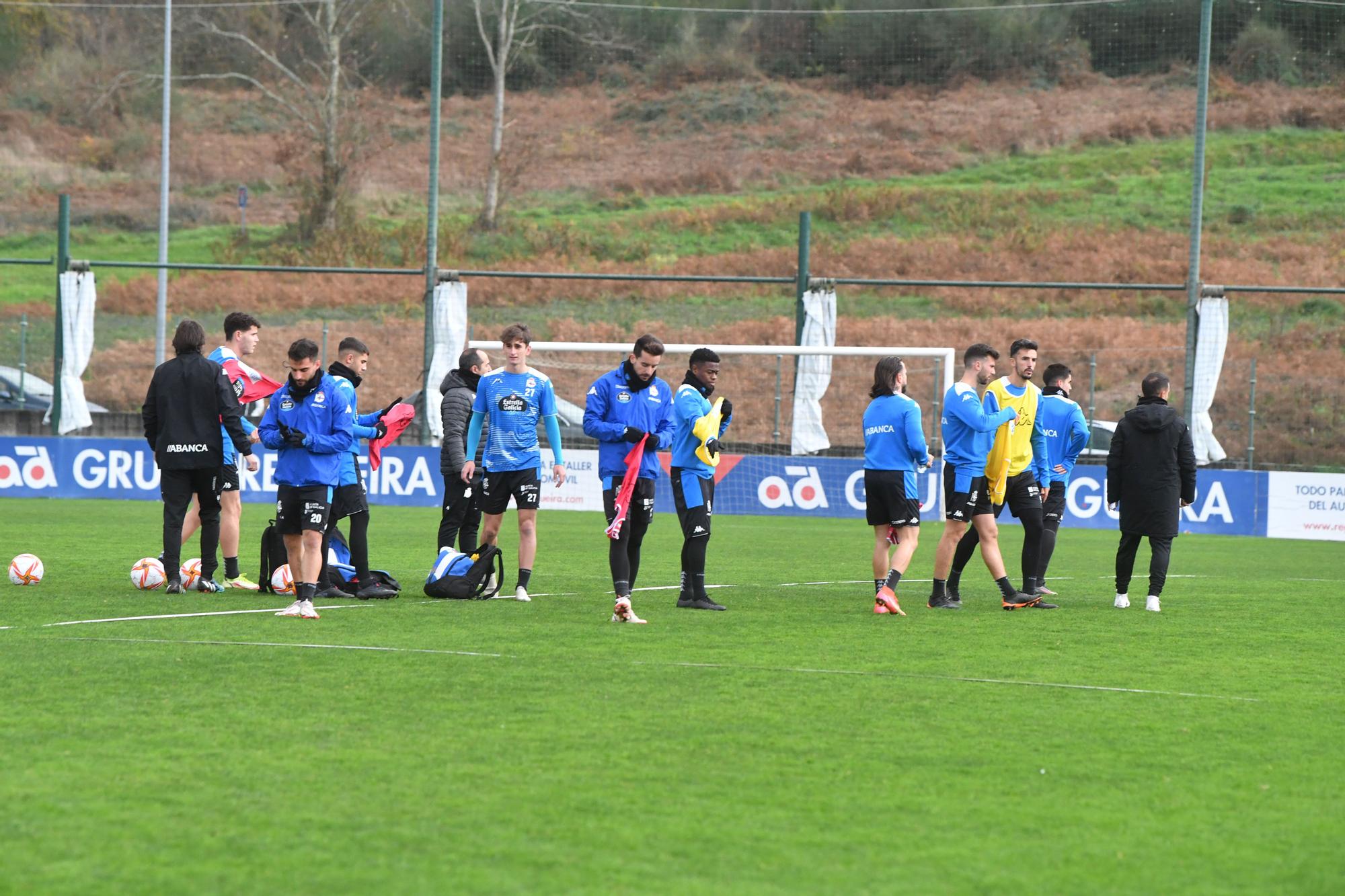 El Dépor regresa a los entrenamientos con cinco bajas