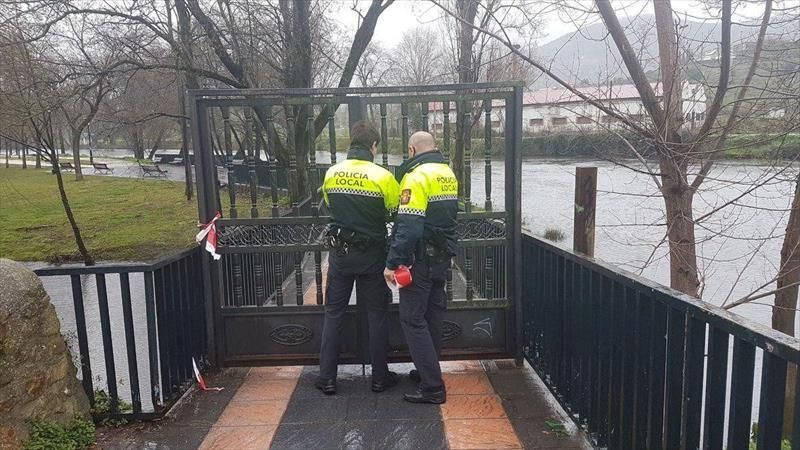 El temporal en Extremadura