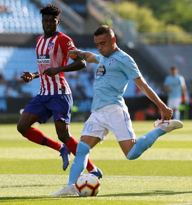 Intensidad a flor de piel en el duelo entre celestes y rojiblancos en el estadio de Balaídos.