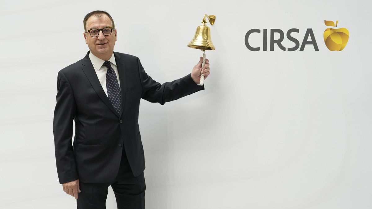 Toque de campana de la salida a bolsa de Cirsa Joaquim Agut, presidente ejecutivo de Cirsa