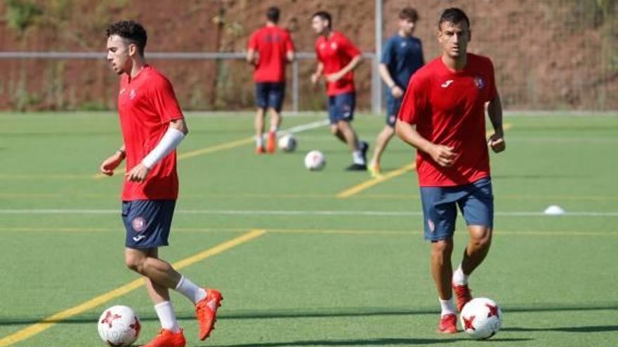 Alfredo i Nierga, durant un entrenament d&#039;aquest curs.