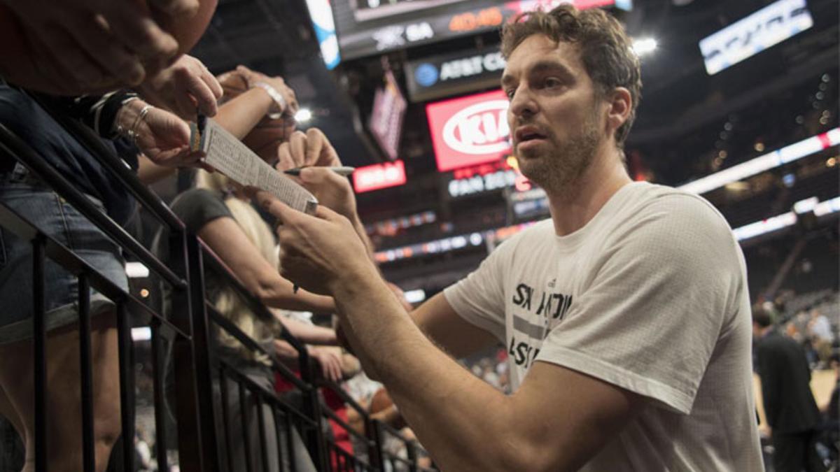 Pau Gasol ya es un ídolo en los Spurs