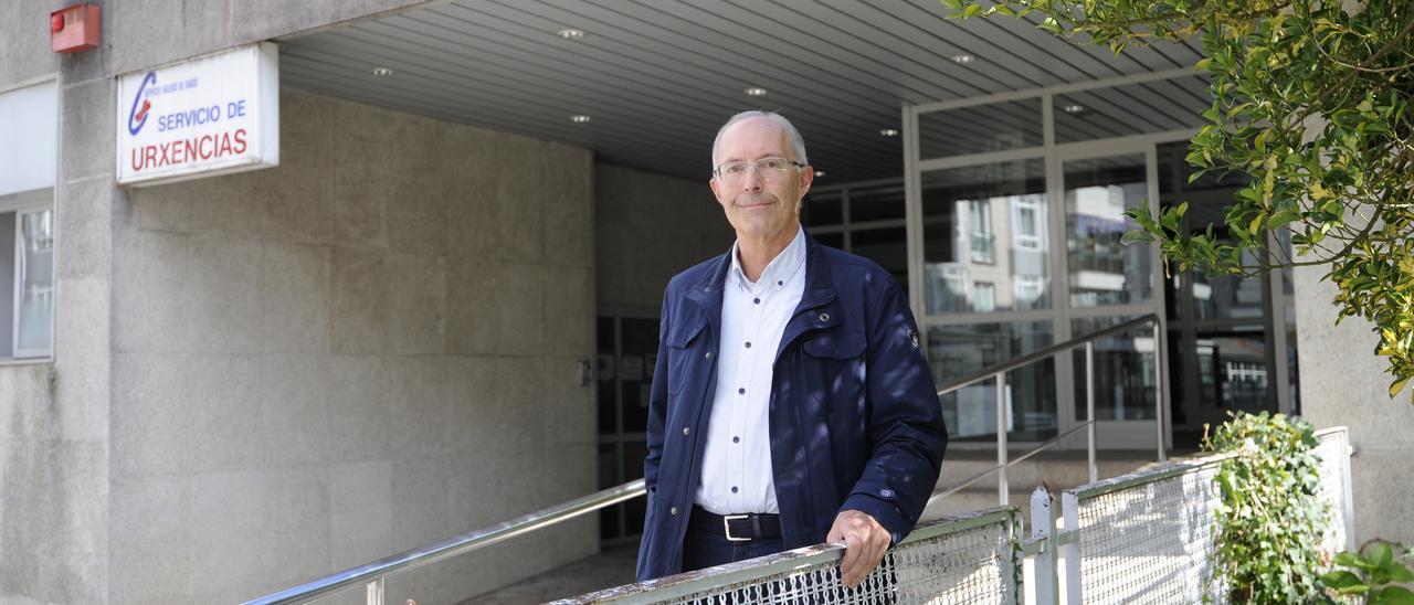 José Luis Factor no centro de saúde de Lalín, onde ten o seu despacho.