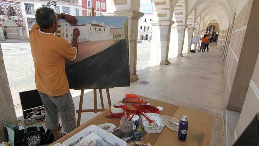 Los premios del Concurso de Pintura al Aire Libre  de Badajoz se reparten por siete provincias