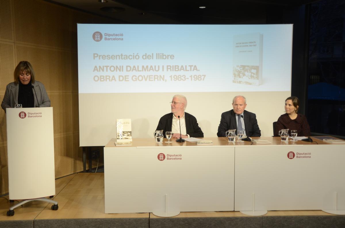 Intervenció de la presidenta Núria Marín en la presentació del llibre &quot;Antoni Dalmau i Ribalta. Obra de govern, 1983-1987&quot;